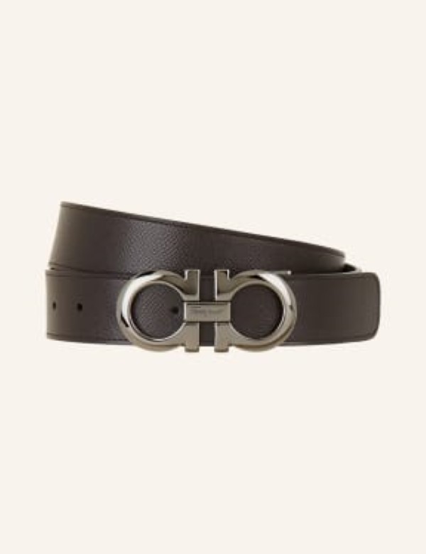 Salvatore Ferragamo Gancini Reversible Belt